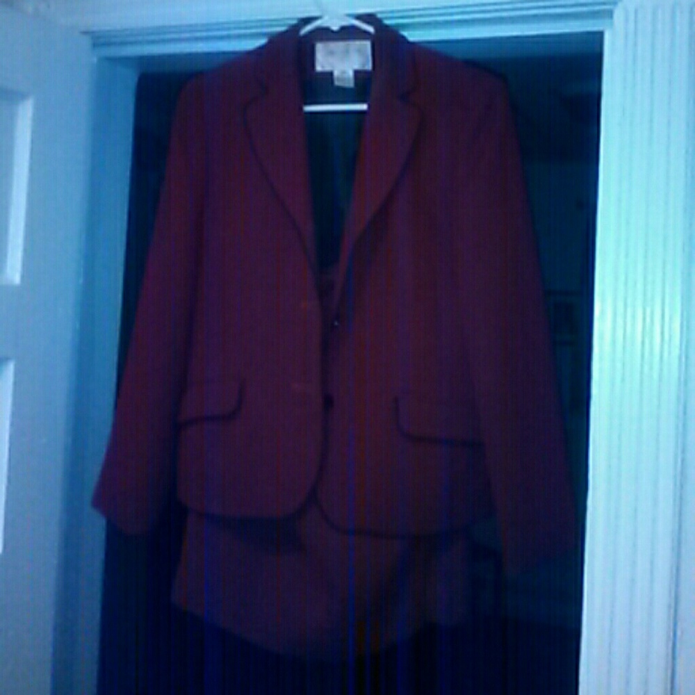 Classic two piece jacket and skirt